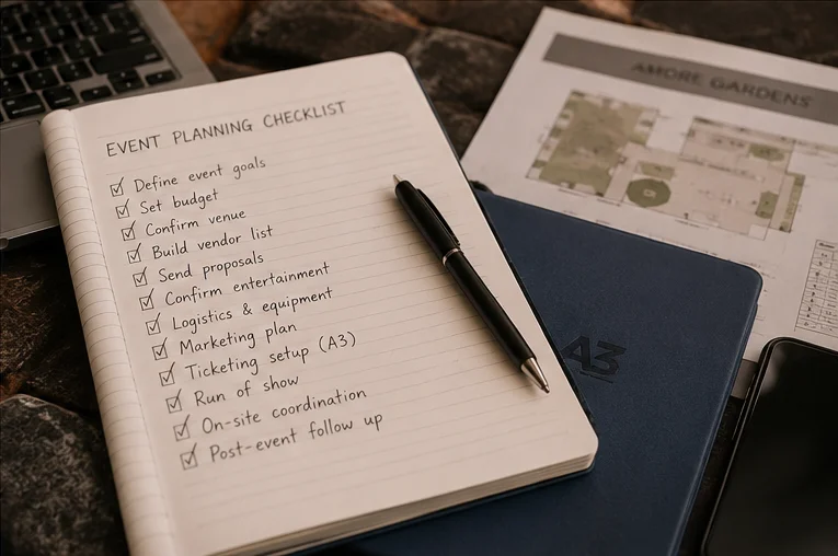 End-to-End Event Planning Checklist for Attendees, Organizers, and Vendors