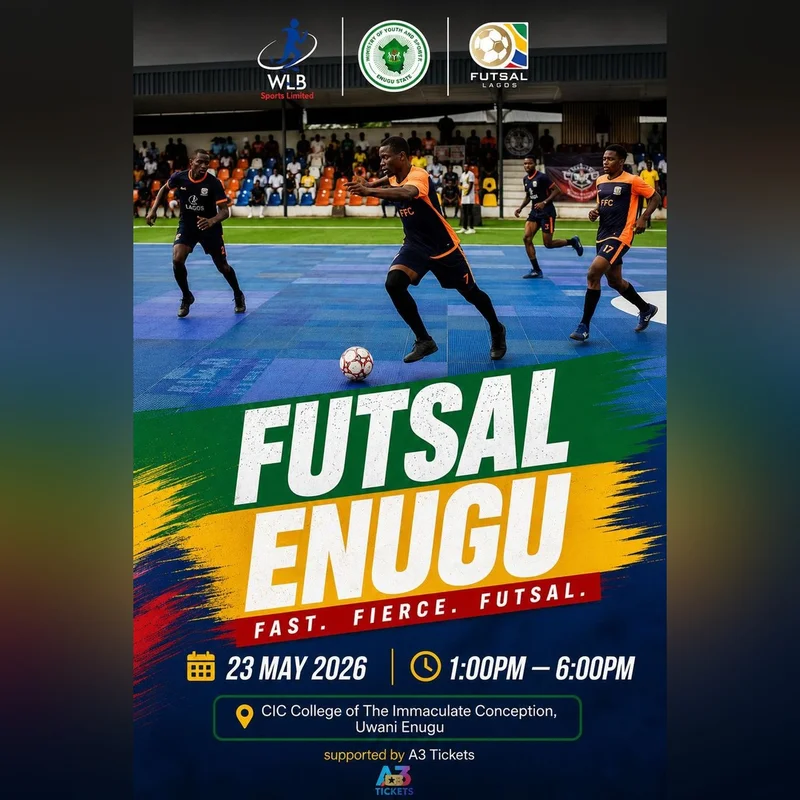 Futsal Enugu Lands May 23 — And It's Only the Beginning